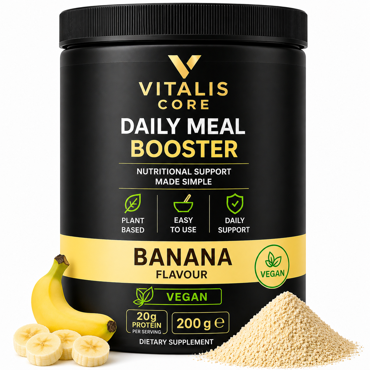 Vitalis Core Vegan – Daily Meal Booster Powder (200 g)