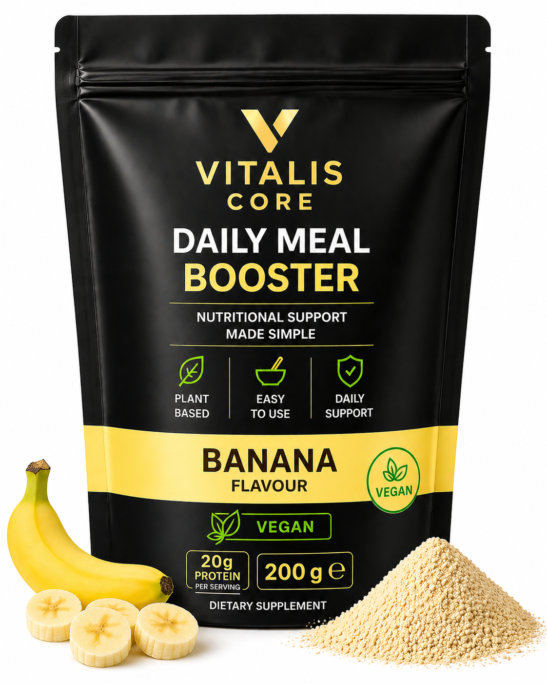 Vitalis Core Vegan – Daily Meal Booster Powder (200 g)