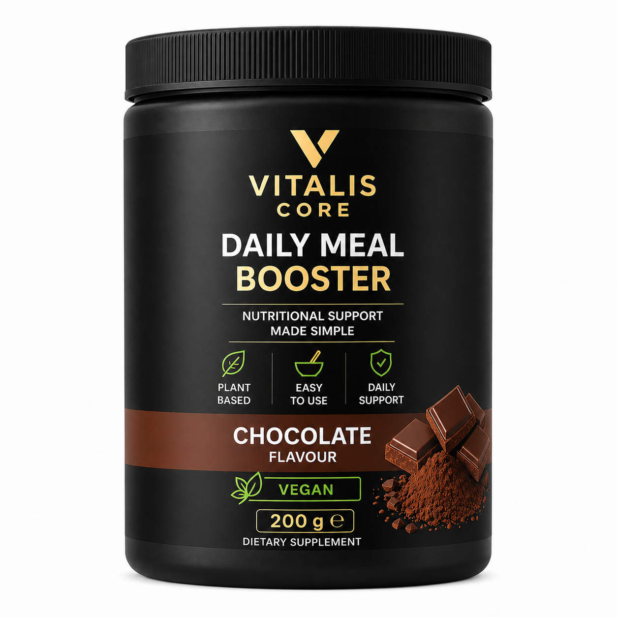Vitalis Core Vegan – Daily Meal Booster Powder (200 g)