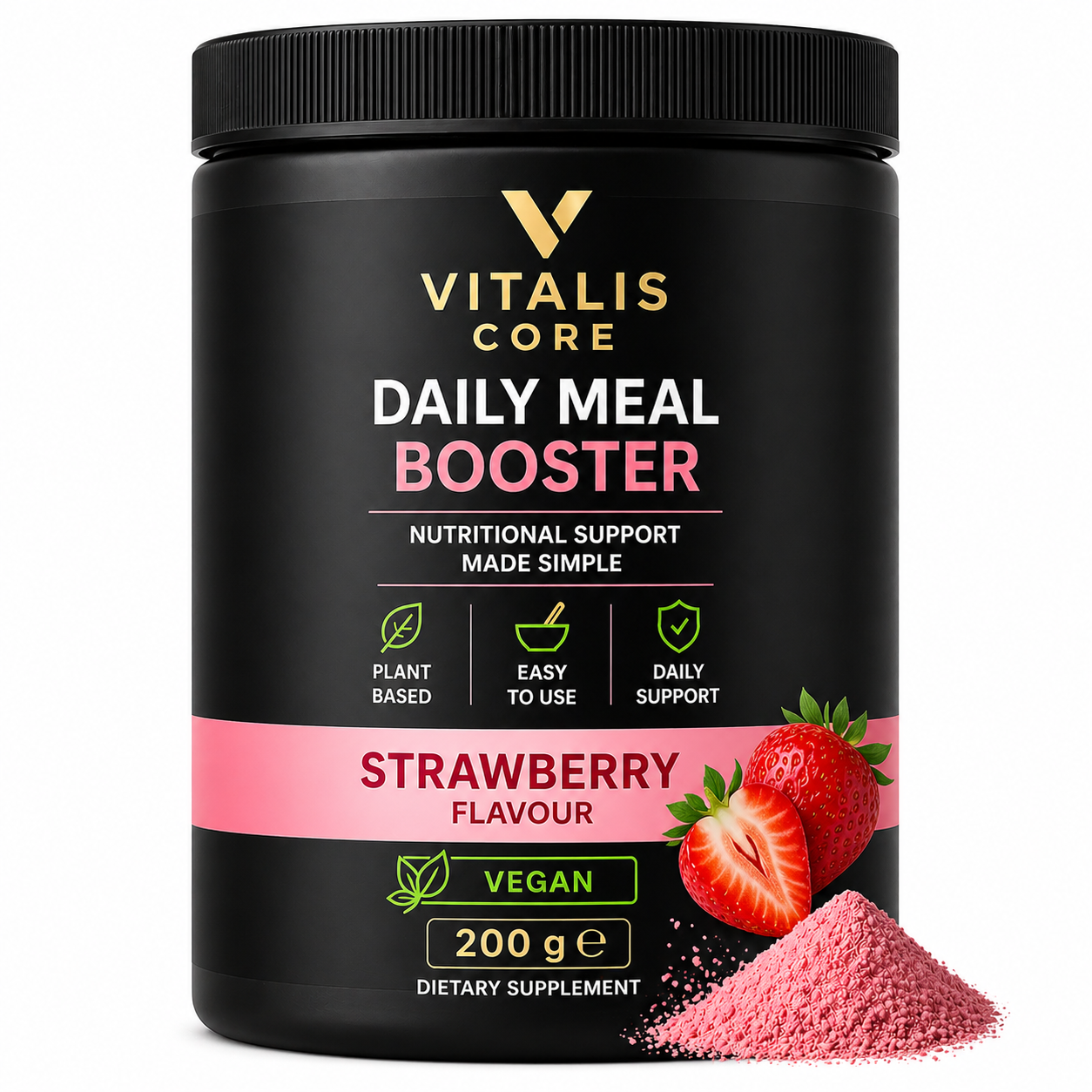 Vitalis Core Vegan – Daily Meal Booster Powder (200 g)